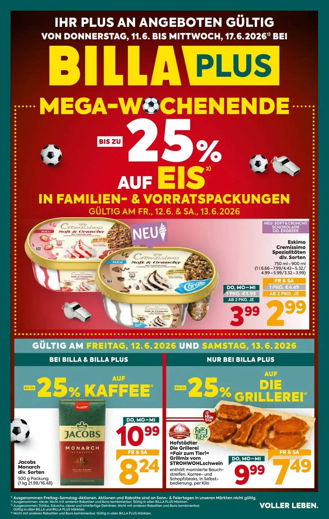 Billa Flugblatt 18.06.2026 Bis 24.06.2026 (Neu) - Bild 1 Ab 11.06.2026