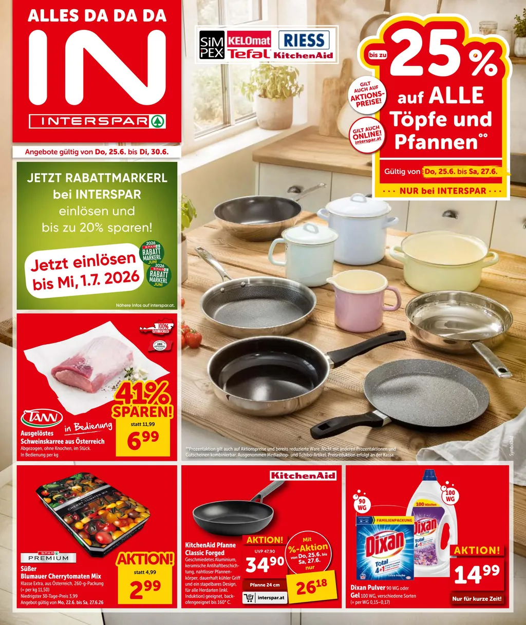 Interspar Flugblatt 25.06.2026 Bis 30.06.2026 - Bild 1 Ab 25.06.2026