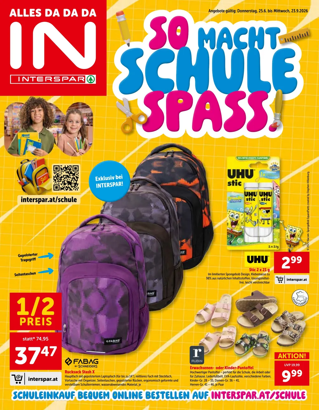 Interspar Flugblatt 02.07.2026 Bis 08.07.2026 (Neu) - Bild 1 Schule 25.06.2026 - 23.09.2026